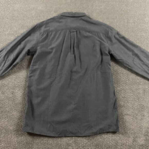 NWOT Outdoor Research Gastown Flannel Shirt Men's Large Gray Outdoors Hiking - Picture 3 of 12